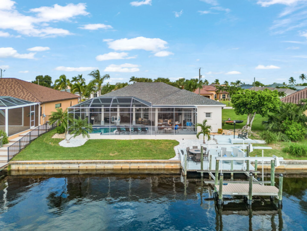 Luxury Villa in Southwest Florida with Heated Pool & Canal Views